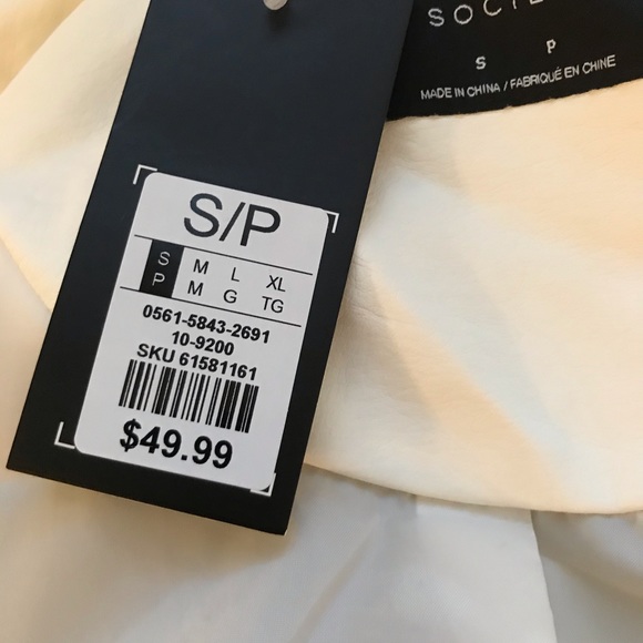 Trendy White Cropped Faux Leather Jacket - Picture 11 of 12